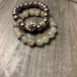 Guess by Marciano Silver and Gold Bracelet Collection